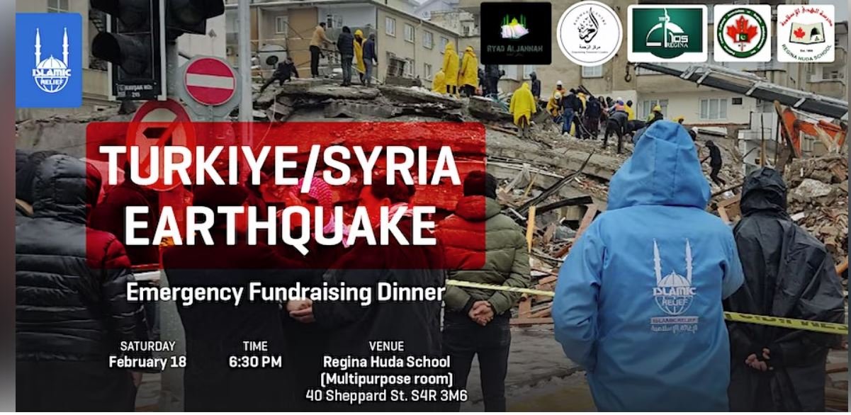 Syria and Turkey Fundaraising in Regina